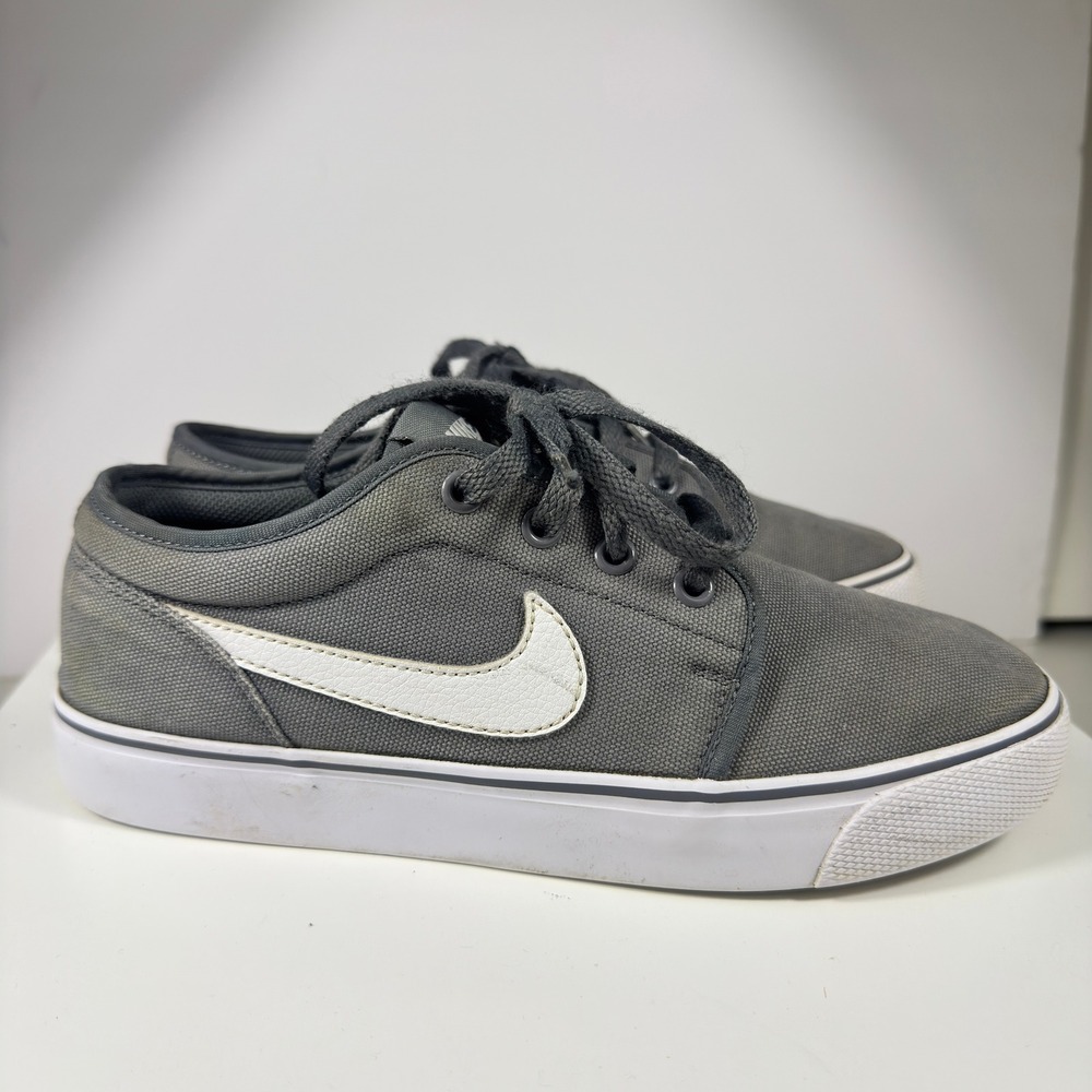 Nike SB Satire II Skate Shoes Mens Size 7 Grey Canvas Low Top 555272-091 - Picture 6 of 16